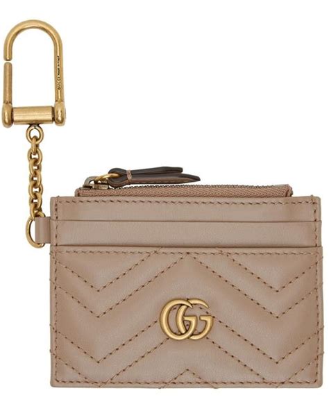 mens gucci key chains|gucci card holder with keychain.